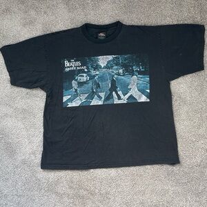 Vintage Beatles Abbey Road Tee | Black
